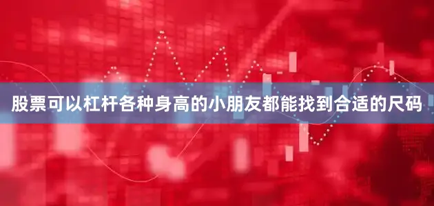 股票可以杠杆各种身高的小朋友都能找到合适的尺码