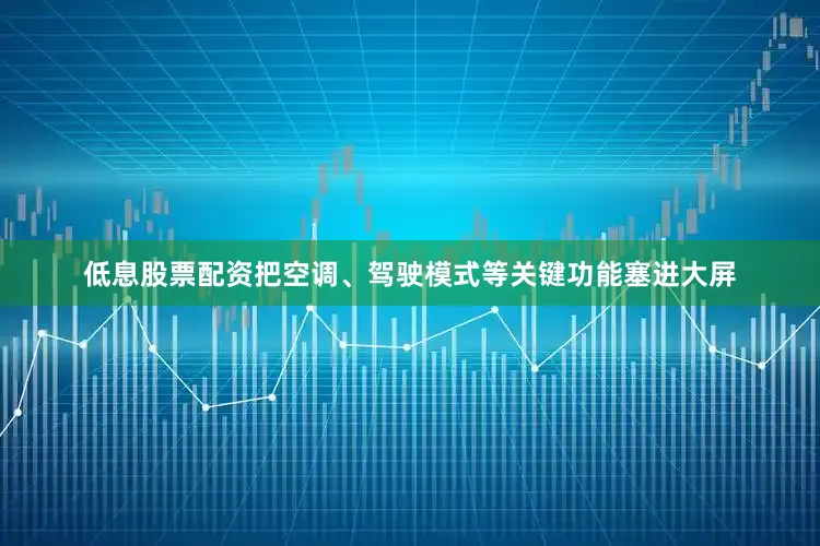 低息股票配资把空调、驾驶模式等关键功能塞进大屏